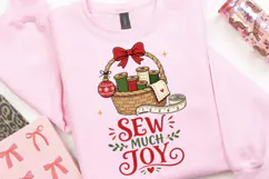 Sewing Christmas PNG, Sew Much Joy PNG, Sewing Basket Product Image 2