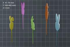 Easter cake topper stl, Kids Easter decoration 3d print Product Image 4