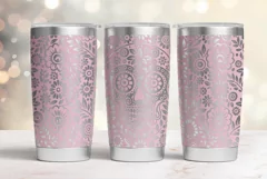 Tumbler laser svg| 20oz Tumbler Mexican Sugar Skull wrap Product Image 4
