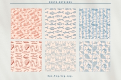 Coastal Bites - 18 Seamless Patterns Product Image 4