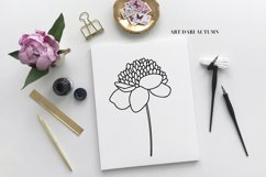 Peony SVG bundle, Trendy Botanical SVG elements, Florals svg Product Image 7