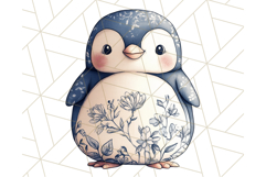Blue Floral Stuffed Animal Clipart PNG, Cute Stuffed Animals Product Image 4