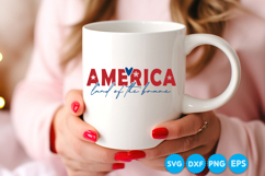4th of July SVG Design, 4th of July SVG Cut file design Product Image 1