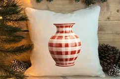 Christmas Antique Vases Clipart, Christmas Clipart Product Image 4