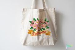 USA State Flowers Embroidery Clipart Product Image 5