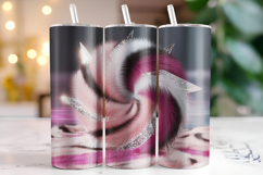Spiral Fur Tumbler Wrap | Sublimation | Tumblers Product Image 1
