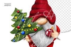 Christmas Gnomes, Gnome with a Christmas tree Product Image 4
