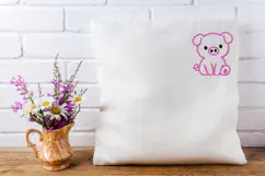 Cute Baby Pig Embroidery Design Product Image 3