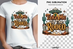 Take me to the rodeo png design for T-shirts Product Image 4