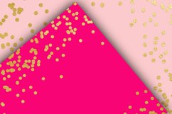 Gold Foil Dot Confetti Digital Paper - pink &amp; mint Product Image 4