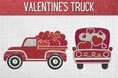 Valentines Day Truck Embroidery Designs Product Image 1