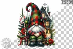 Christmas Gnome Sublimation - Clipart PNG Design Product Image 1