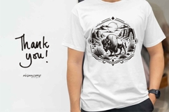 Bison Desert Canyon SVG Product Image 4