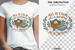 Christmas crochet png design for T-shirts Product Image 3