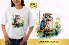 Cute owl clipart, owl sublimation Product Image 1