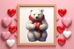 Valentines Day Animals Clipart Bundle, Valentines Day Animal Product Image 6