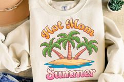 Hot Mom Summer Sublimation, Tropical Summer Png Product Image 4