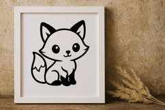 Adorable Cute Animal SVG EPS DXF PNG Product Image 1