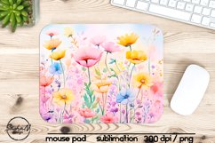 Abstract flowers mouse pad sublimation designs Product Image 1