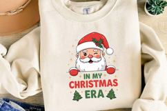 Cute Santa Winking Christmas Sublimation,Christmas Png Product Image 4