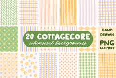 20 Cottagecore Spring Pastel Backgrounds Product Image 1