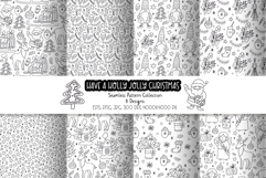 Have a Holly Jolly Christmas Doodle Clipart Product Image 3