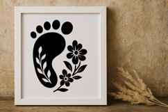 Baby Footprints SVG Product Image 1