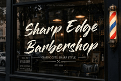 Blazing Hollow Font - Bold Brush Script Product Image 4