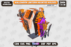 3D Halloween Lantern Haunted House | Halloween Decorations Product Image 2
