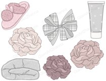 Weekend CLIPART Holiday Friday Lazy Sleepy Girl Relaxing PNG Product Image 4