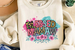Blessed Mamaw Sublimation, Happy Mother&#039;s Day Png Product Image 4