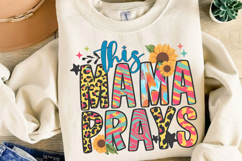 This Mama Prays Sublimation, Mother&#039;s Day Png Product Image 4