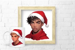 Christmas Male Clipart Bundle, Fashion Men Sublimation Product Image 3