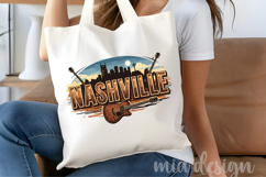 Nashville Tennessee PNG, Music City Skyline Sublimation Product Image 5