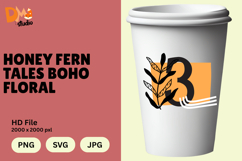 Honey Fern Tales Boho Floral Monogram Product Image 1