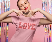 Retro Valentines Love PNG, Valentines Heart Png, Preppy Bow Product Image 2