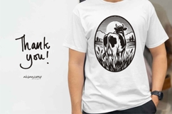 Farm Cow Silhouette SVG Product Image 4