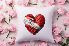 Crochet Valentines Day Clipart, Valentines Day Couplet Product Image 4
