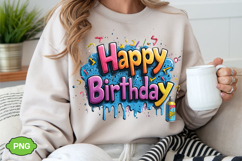 Happy Birthday PNG Design Sublimation | Happy Birthday Product Image 4