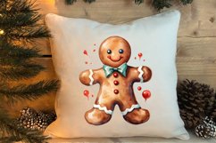 Gingerbread Man Sublimation Clipart, Gingerbread Man Clipart Product Image 4