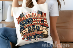 America 250th Anniversary PNG, 1776-2026 Eagle Sublimation Product Image 4