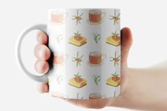 Sea Buckthorn Watercolor Seamless Patterns Print Berries Product Image 4