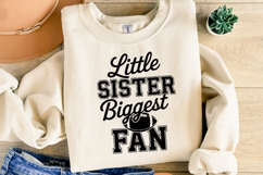 Little Sister Biggest Fan Svg | Game Day Svg | Shirt Svg Product Image 5