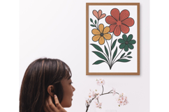 Rustic Floral Bunch Embroidery Design Product Image 4