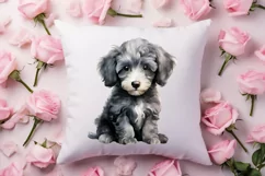 Valentine Pet Dogs Clipart, Valentine Pets Clipart Product Image 4