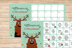 Christmas advent calendar, Christmas countdown, Reindeer Product Image 3