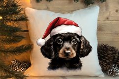 Christmas Peeking Dogs Clipart, Christmas PNG Product Image 4