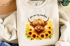 You Are My Sunshine Sublimation, Funny Cow Png Product Image 4
