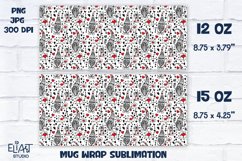 Valentines Day Mug Wrap Sublimation | Love Full Mug Wrap Product Image 2