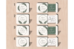 Laser Cut Invitation Holder SVG , A6 Wedding Card Pocket Product Image 2